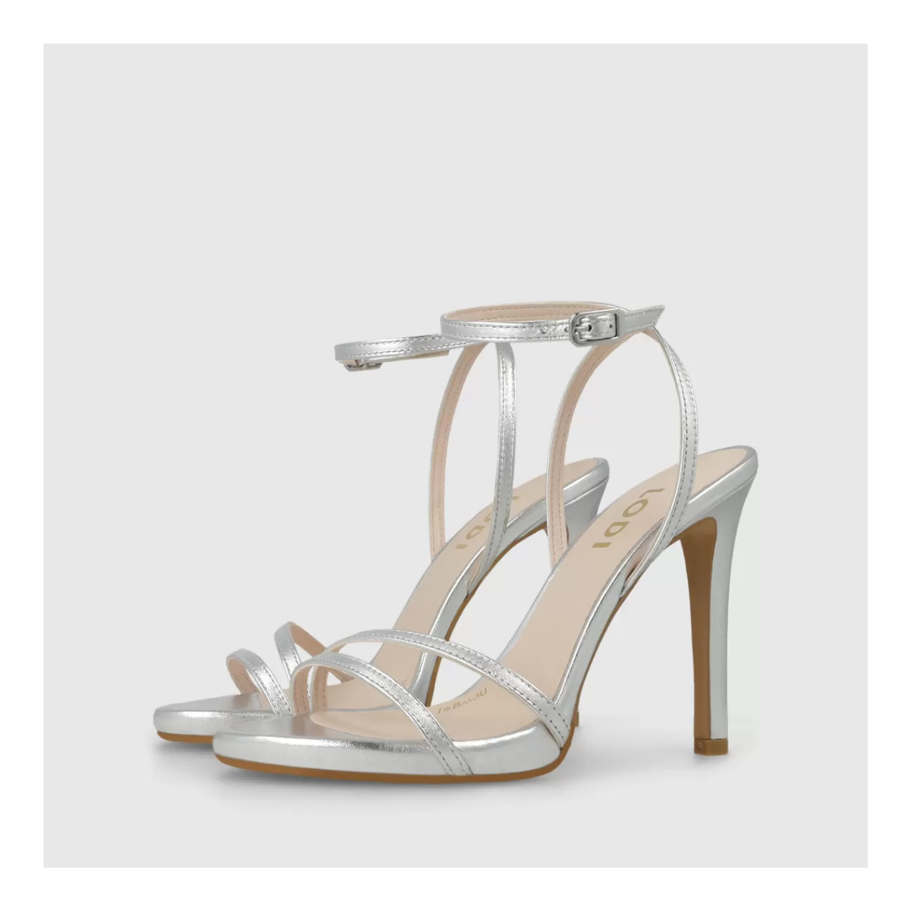 Femme LODI SANDALIAS PLATEADAS YERIL